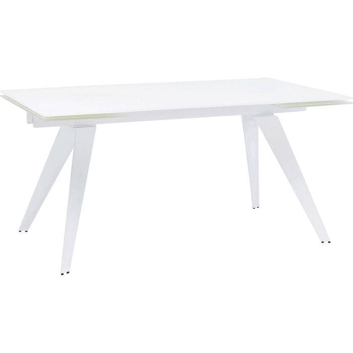 Extension Table Amsterdam White 160(40+40)x90cm - JULIA VENCE STORE