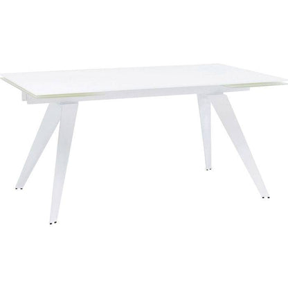 Extension Table Amsterdam White 160(40+40)x90cm - JULIA VENCE STORE