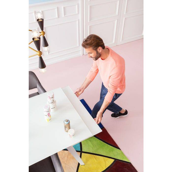 Extension Table Amsterdam White 160(40+40)x90cm - JULIA VENCE STORE
