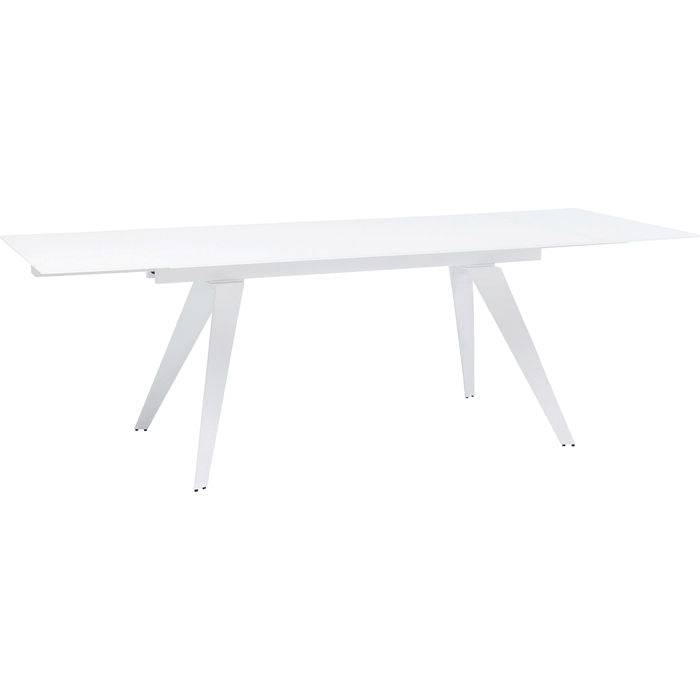 Extension Table Amsterdam White 160(40+40)x90cm - JULIA VENCE STORE