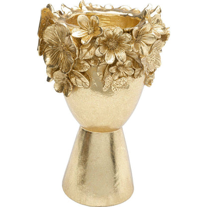 Deco Vase Flowercrown Gold 20cm
