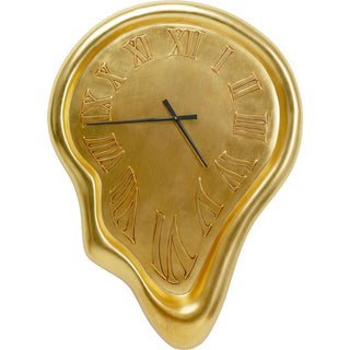 Wall Clock Big Drop Gold 92x127cm - DEKOR