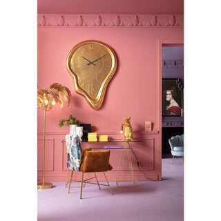 Wall Clock Big Drop Gold 92x127cm - DEKOR