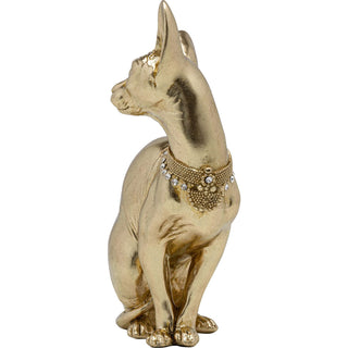 Gold Cat Figurine 