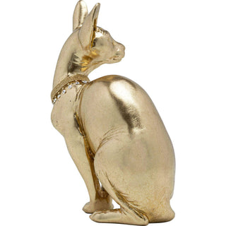 Gold Cat Figurine 