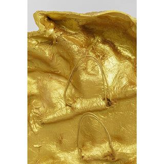 Wall Object Lion Head Gold 90x100cm