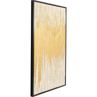 Framed Picture Abstract White 80x120cm - DEKOR