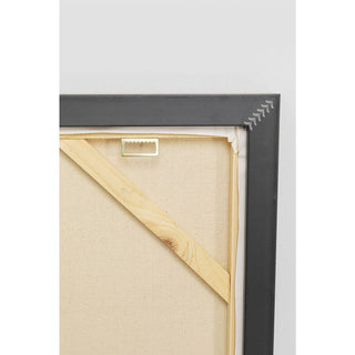 Framed Picture Abstract Black 80x120cm - DEKOR