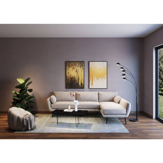 Framed Picture Abstract Black 80x120cm - DEKOR