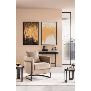 Framed Picture Abstract Black 80x120cm - DEKOR