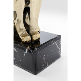 Deco Figurine Lion on Marble 34cm