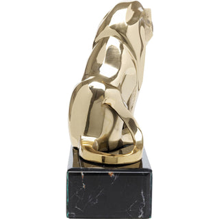 Deco Figurine Lion on Marble 34cm