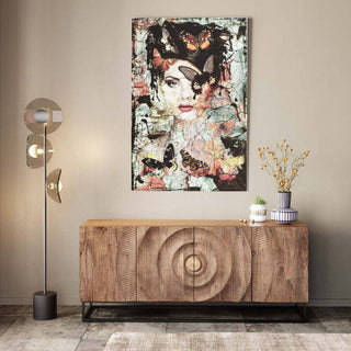 Butterfly Woman Wall Art 