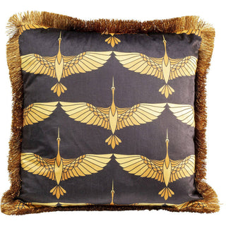 Cushion Flamingo Fringe