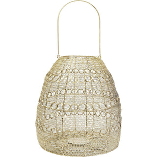 Lantern Hayat Cone Brass 37cm - DEKOR