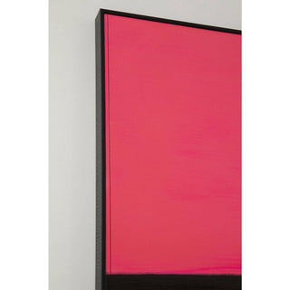 Framed Picture Abstract Shapes Pink 73x143cm - DEKOR