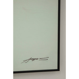 Framed Picture Abstract Shapes Pink 73x143cm - DEKOR