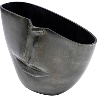 Vase Half Face Anthracite 31cm - DEKOR