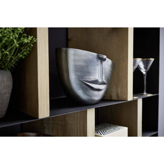 Vase Half Face Anthracite 31cm - DEKOR