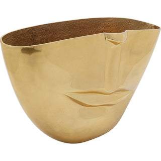 Vase Half Face Gold 46cm - DEKOR