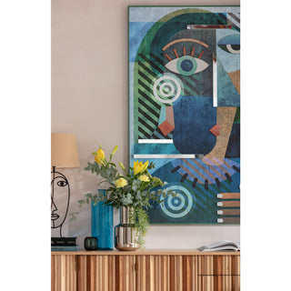 Object Picture Geometric Woman 100x150cm - DEKOR