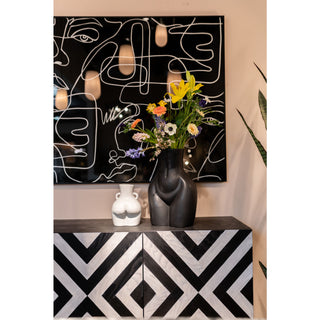 Vase Donna White 22cm - DEKOR