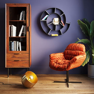 Floor Lamp Apollon Smooth Gold Ø28cm KARE MIAMI