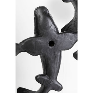 Wall Object School of Koi Black √ò160cm - DEKOR