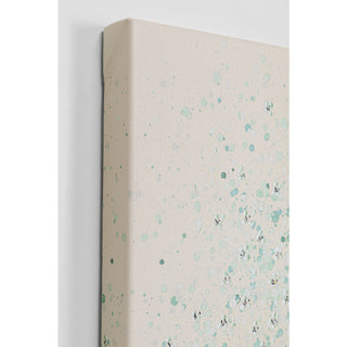 Canvas Picture Flower Boat Beige Green 80x100cm KARE MIAMI