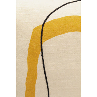 Modern Cushion Art Circles