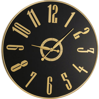 Wall Clock Casino Black Ø76cm - DEKOR
