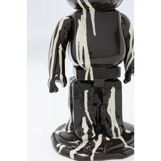 Deco Figurine Gelato Bear Black 40cm - DEKOR