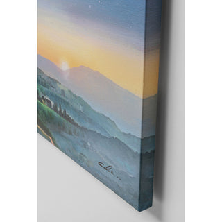 Canvas Picture Flying Elephant At Night 120x160cm - DEKOR