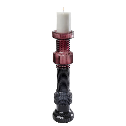 Candle Holder Marvelous Duo Pink Grey 49cm