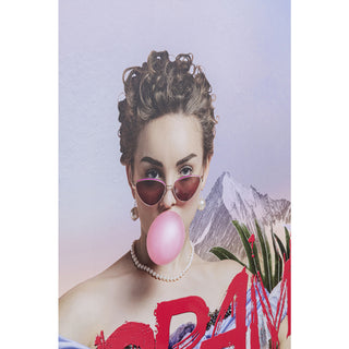 Glass Picture No Drama 90x120cm - DEKOR