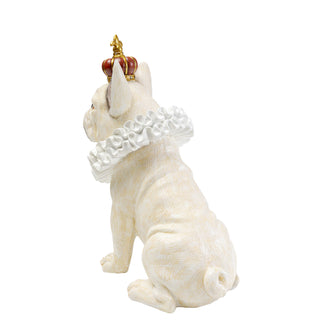 Deco Figurine King Dog White 33cm - DEKOR