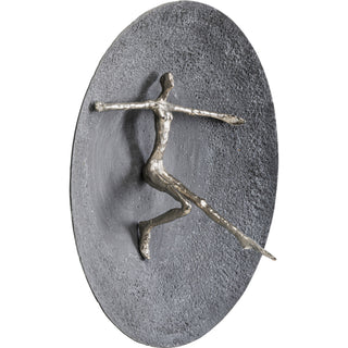 Wall Object Umano Silver Ø60cm - DEKOR