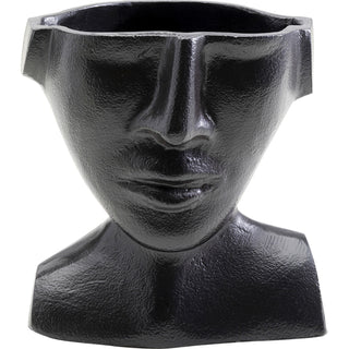 Vase Rostro Black 17cm - DEKOR