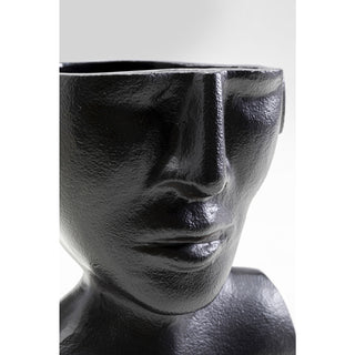 Vase Rostro Black 17cm - DEKOR