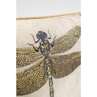 Cushion Glitter Dragonfly Brown 50x30cm - DEKOR