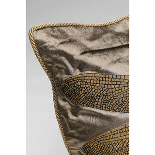Cushion Glitter Dragenfly Brown 40x40cm - DEKOR