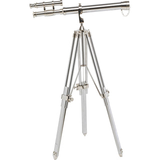 Deco Object Telescope Silver 125cm - DEKOR