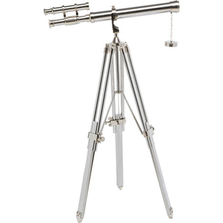 Deco Object Telescope Silver 125cm - DEKOR