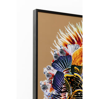 Framed Picture Flower Hair 120x120cm - DEKOR