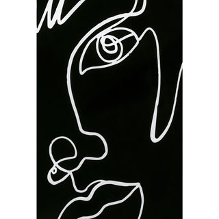 Framed Picture Faccia Arte Drawing 150x100cm - DEKOR