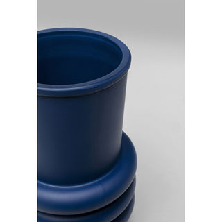 Vase Gina Trible Blue 17cm - DEKOR