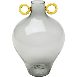 Vase Amore Handle Grey 23cm - DEKOR
