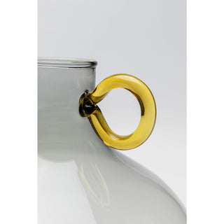 Vase Amore Handle Grey 23cm - DEKOR