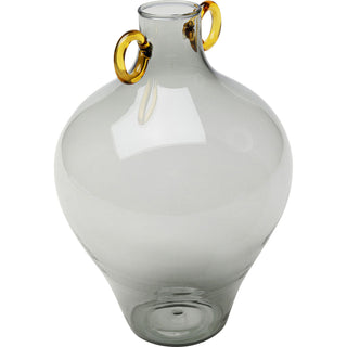 Vase Amore Handle Grey 23cm - DEKOR