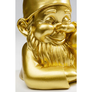Deco Figurine Gnome Gold 21cm - DEKOR